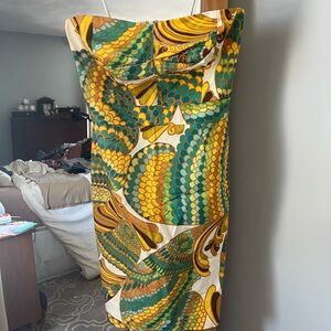 Banana Republic Multicolor Midi Dress